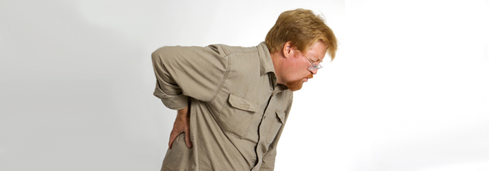 Chiropractic Kennewick WA Man Holding Back